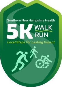 Southern New Hampshire Health 5k Run/Walk Logo
