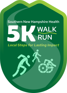 Southern New Hampshire Health 5k Run/Walk Logo