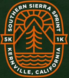 Southern Sierra Sprint - Kernville 5k & 1k Logo