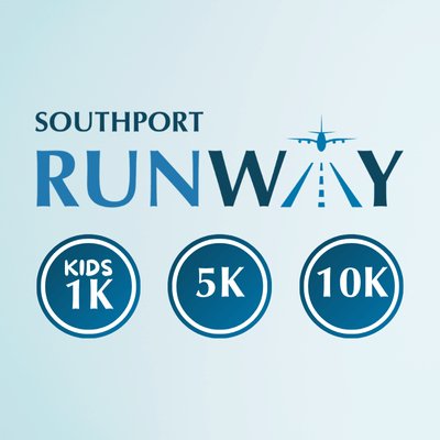 Southport RUNway 1 KM, 5 KM & 10 KM Logo