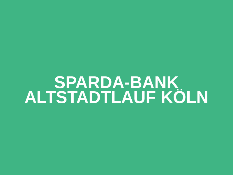 Sparda-Bank Altstadtlauf Köln Logo