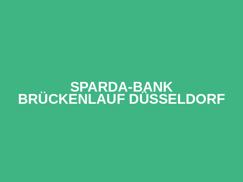 Sparda-Bank Brückenlauf Düsseldorf Logo