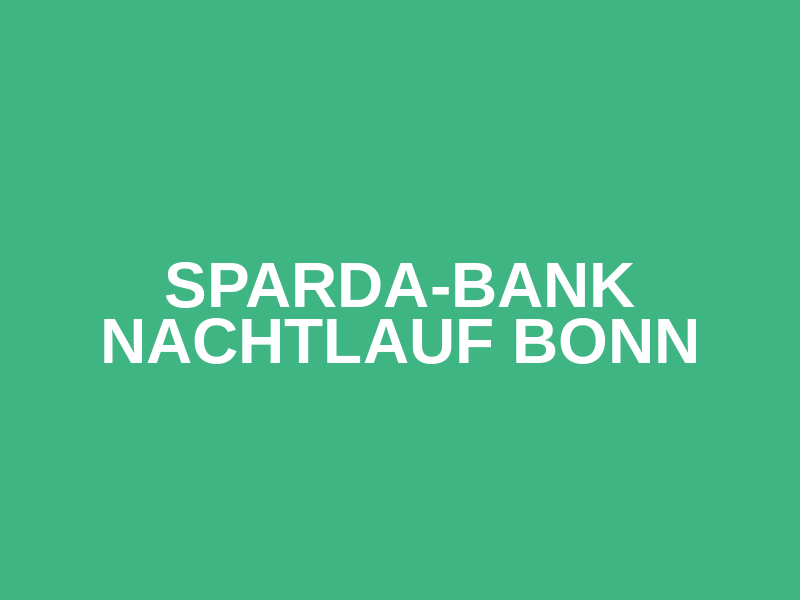 Sparda-Bank Nachtlauf Bonn Logo