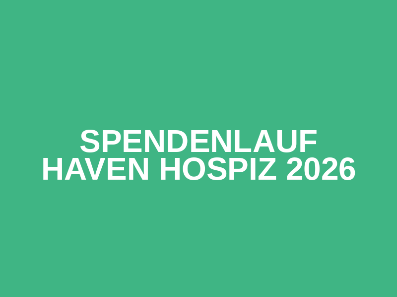 Spendenlauf Haven Hospiz 2026 Logo