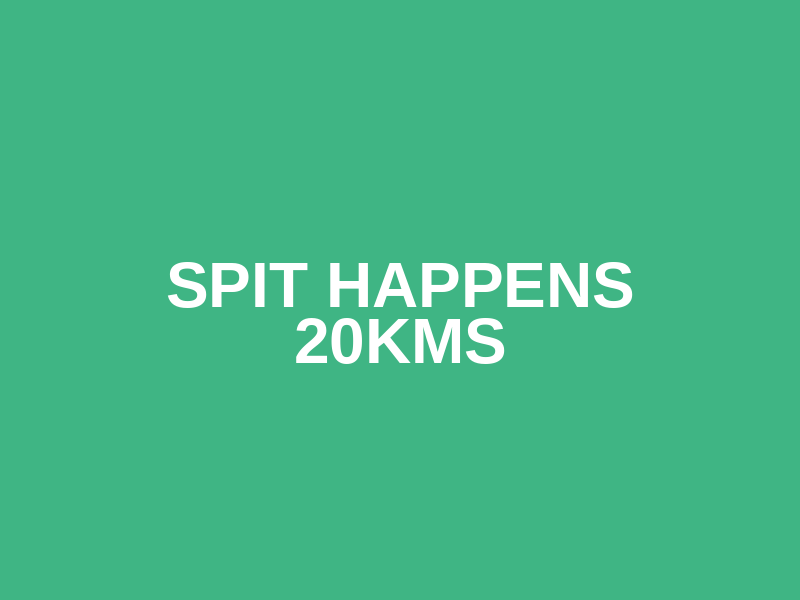 Spit Happens 20kms Logo