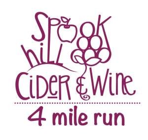 Spook Hill Cider & Wine 4 Mile Run Logo