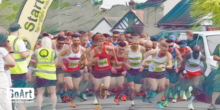 Springfield Striders - Pleshey & Essex Half Marathon  Logo