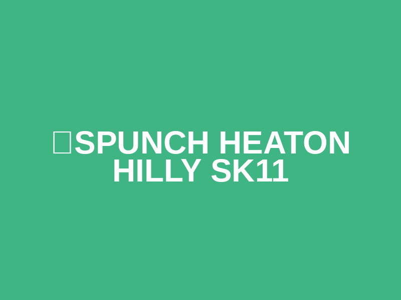 ☀️SPUNCH HEATON HILLY SK11 Logo