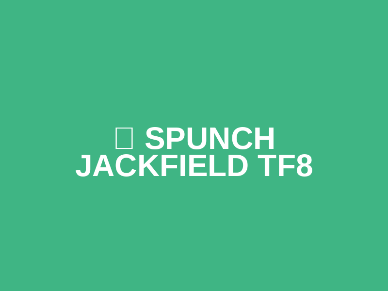☀️ SPUNCH JACKFIELD TF8 Logo