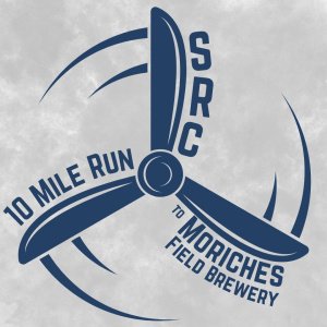 SRC 10 Mile Run to Moriches Field Brewery Logo