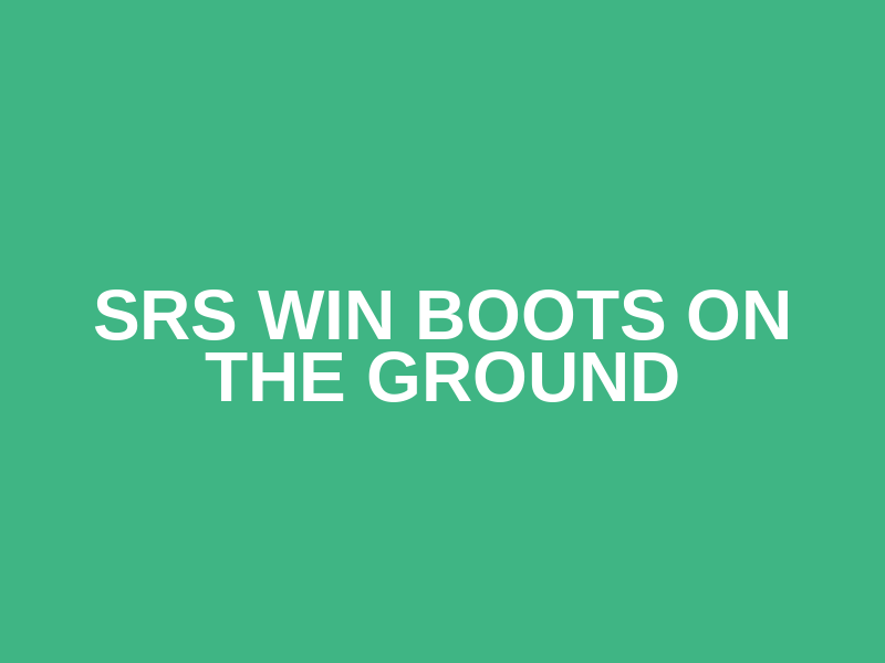 SRS WIN Boots on the Ground Logo