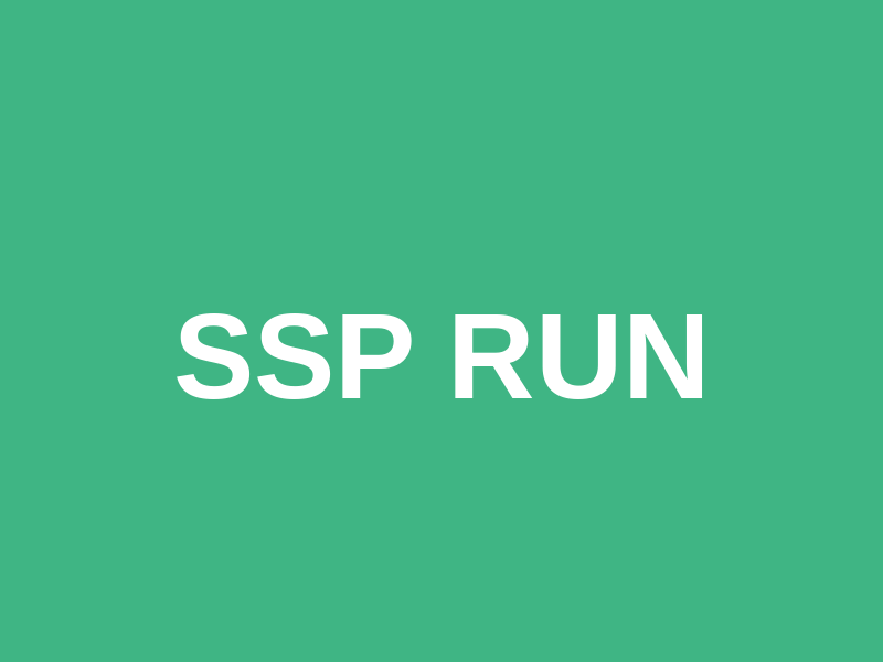 SSP Run