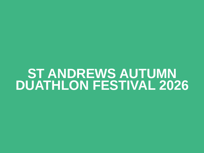 St Andrews Autumn Duathlon Festival 2026 Logo