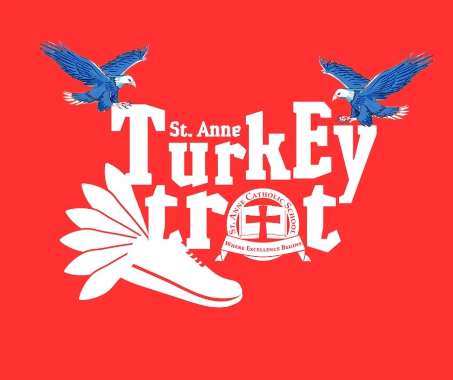 St. Anne School Turkey Trot 5K 2026 Logo