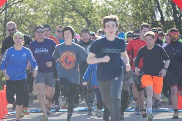 St. Chris 2 Miler Run/Walk Logo