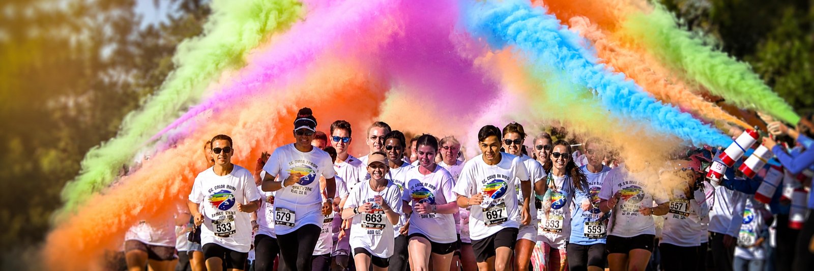 St. Johns County Parks & Rec Family Color Run 5k