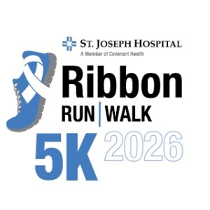 St. Joseph Hospital's Ribbon Run|Walk 5K, Step Up for Cancer Care Logo