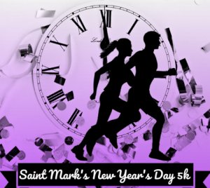 St Mark's New Years Day 5K Logo