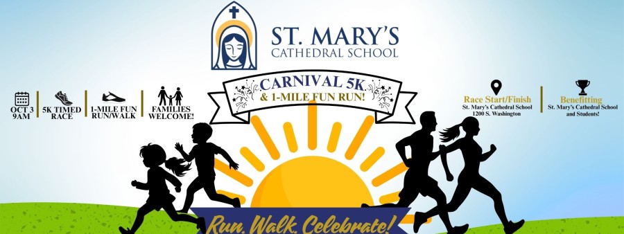St. Marys Carnival 5K & 1 Mile Fun Run Logo
