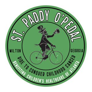 St Paddy O’Pedal Ride To Conquer Childhood Cancer 2026 Logo