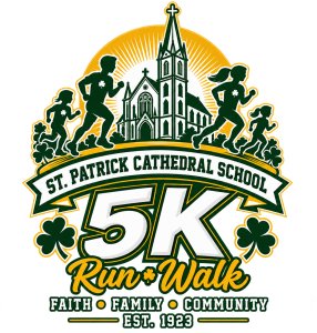 St. Patrick's School Dash 5K and 1 mile Logo