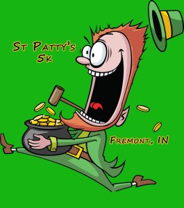 St. Patty's 5k Run Logo