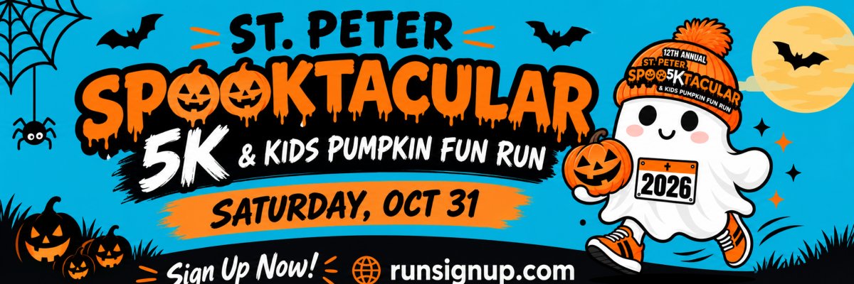 St. Peter Spooktacular 5k & Kids Pumpkin Fun Run