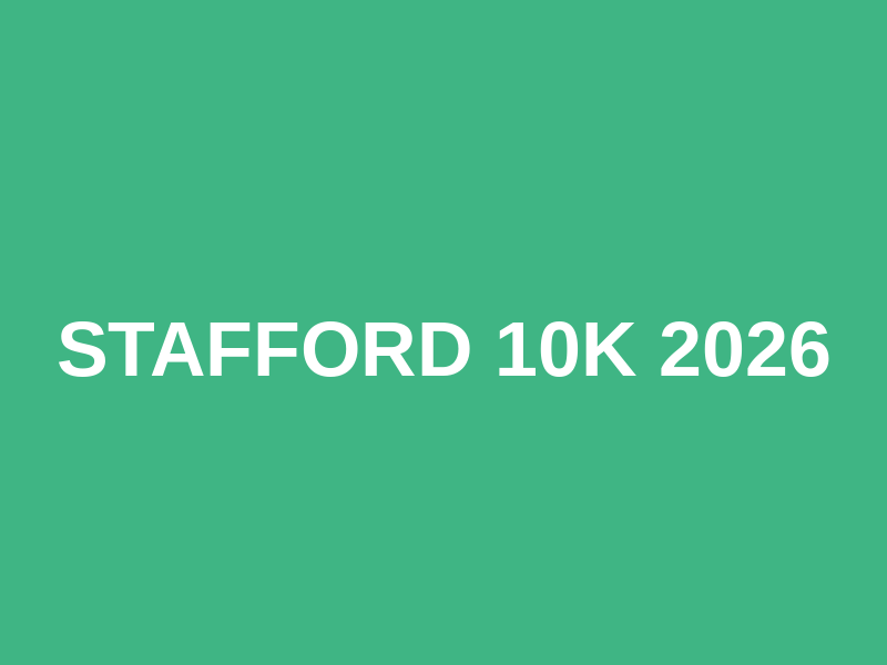 Stafford 10K 2026 Logo