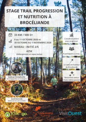 Stage trail de progression et nutrition à Brocéliande (novembre) Logo