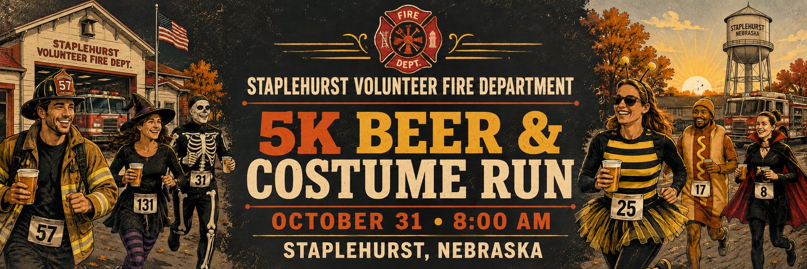 Staplehurst Volunteer Fire Department 5K Beer Costume Run