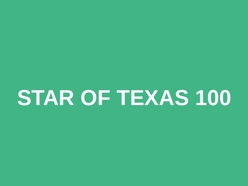 Star of Texas 100 Logo