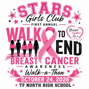 STARS Girls Club Walk to End Breast Cancer Awareness Walk-a-Thon Logo
