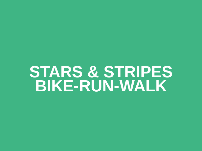 Stars & Stripes Bike-Run-Walk Logo