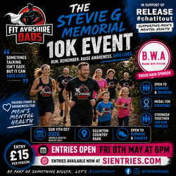 Stevie G Memorial Charity 10k Logo