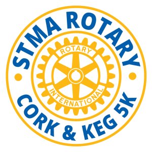 STMA Rotary Cork Keg 5k & Craft Beer Tasting Logo