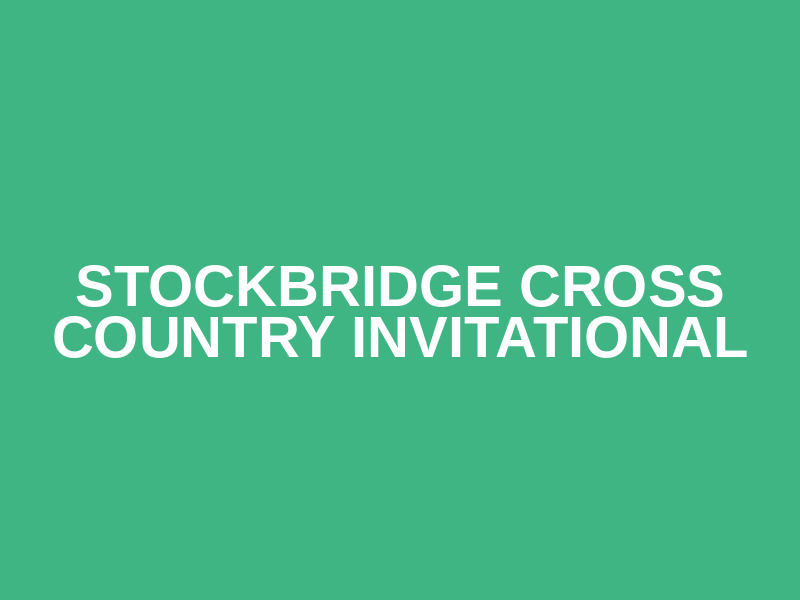 Stockbridge Cross Country Invitational Logo
