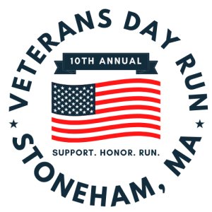 Stoneham Veterans Day Run Logo