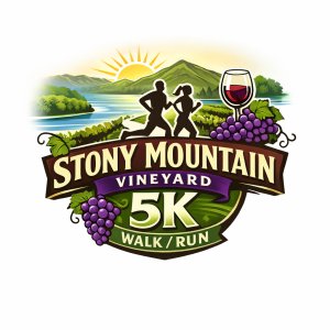 Stony Mountain Vineyard 5K Logo
