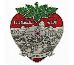 Strawberry Plains Half Marathon and 10K, Presented by Eddie's Health Shoppe Logo