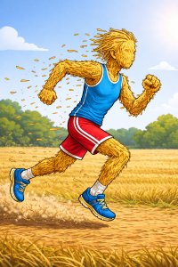 Strawfest Strut 5K Logo