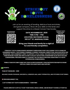 Strikeout Youth Homelessness Logo