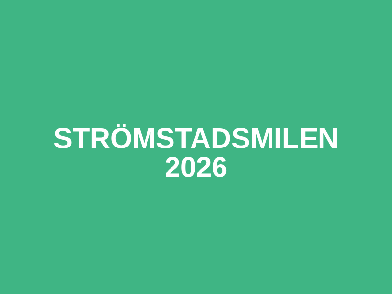 Strömstadsmilen 2026