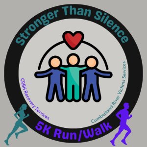 Stronger Than Silence 5K Run/Walk Logo