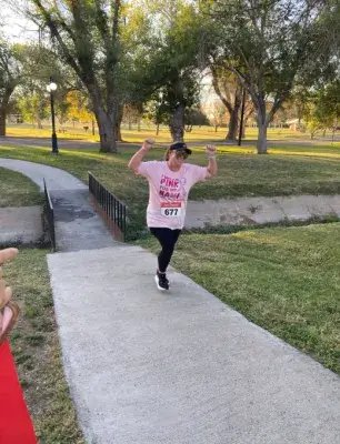 Stronger Together Pink Out 5K Logo