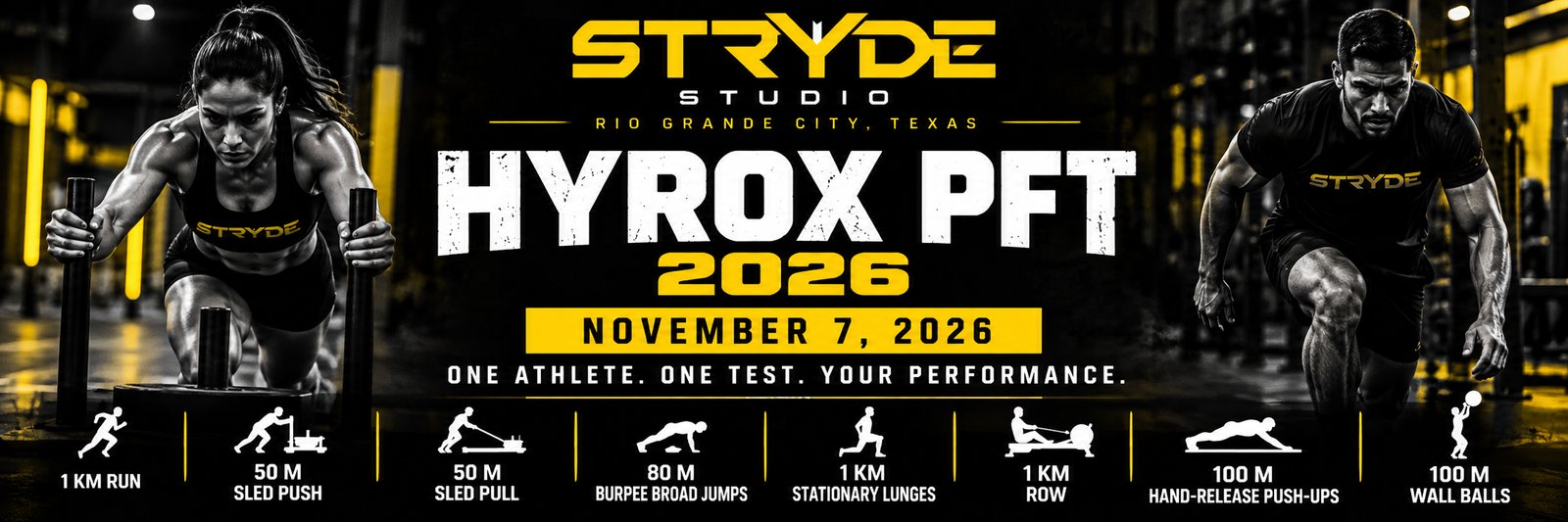 STRYDE HYROX PFT 2026