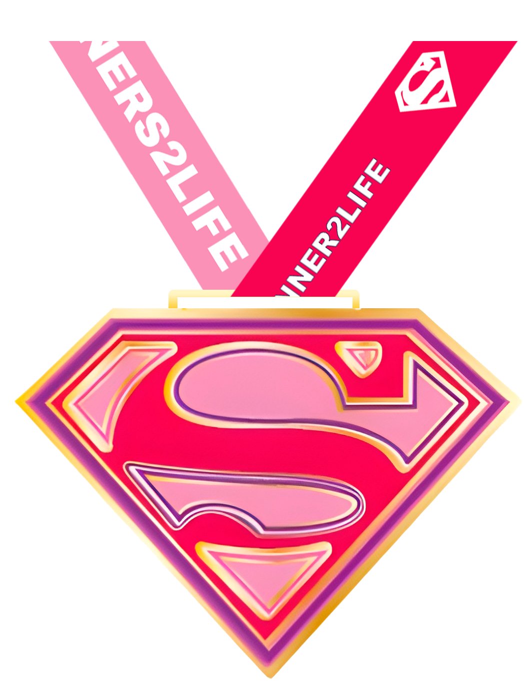 Super Mom (Mother's Day Run) 13.1M/10k/5k/1k Virtual Race - Super Mom - Medal with $10 Donation ( Not t-shirts included). Logo