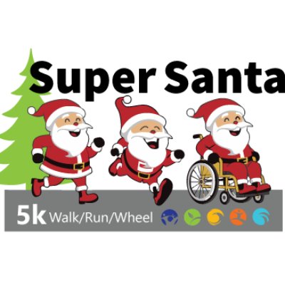 Super Santa 5K Walk/Run/Wheel 2026 Logo