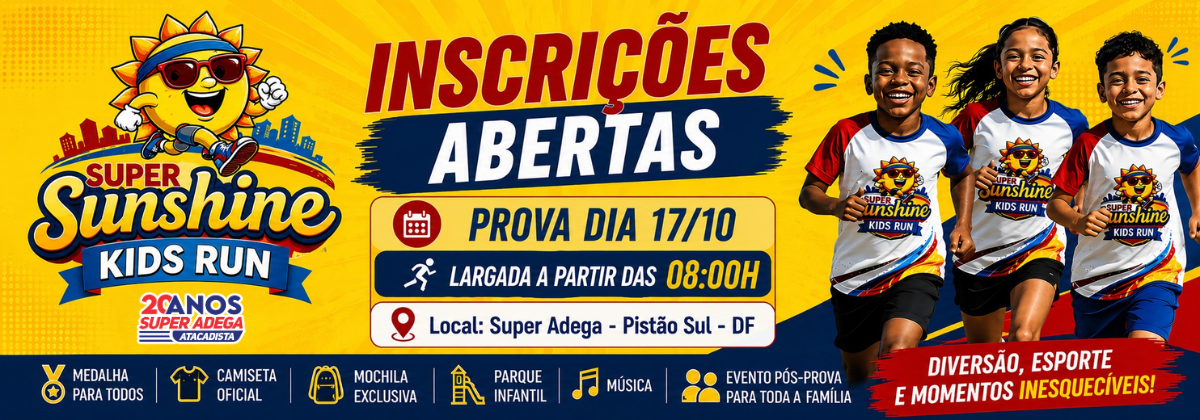 SUPER SUNSHINE KIDS RUN Logo