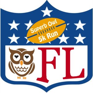Superb Owl Run Logo