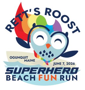 Superhero Family Fun Beach Run Logo